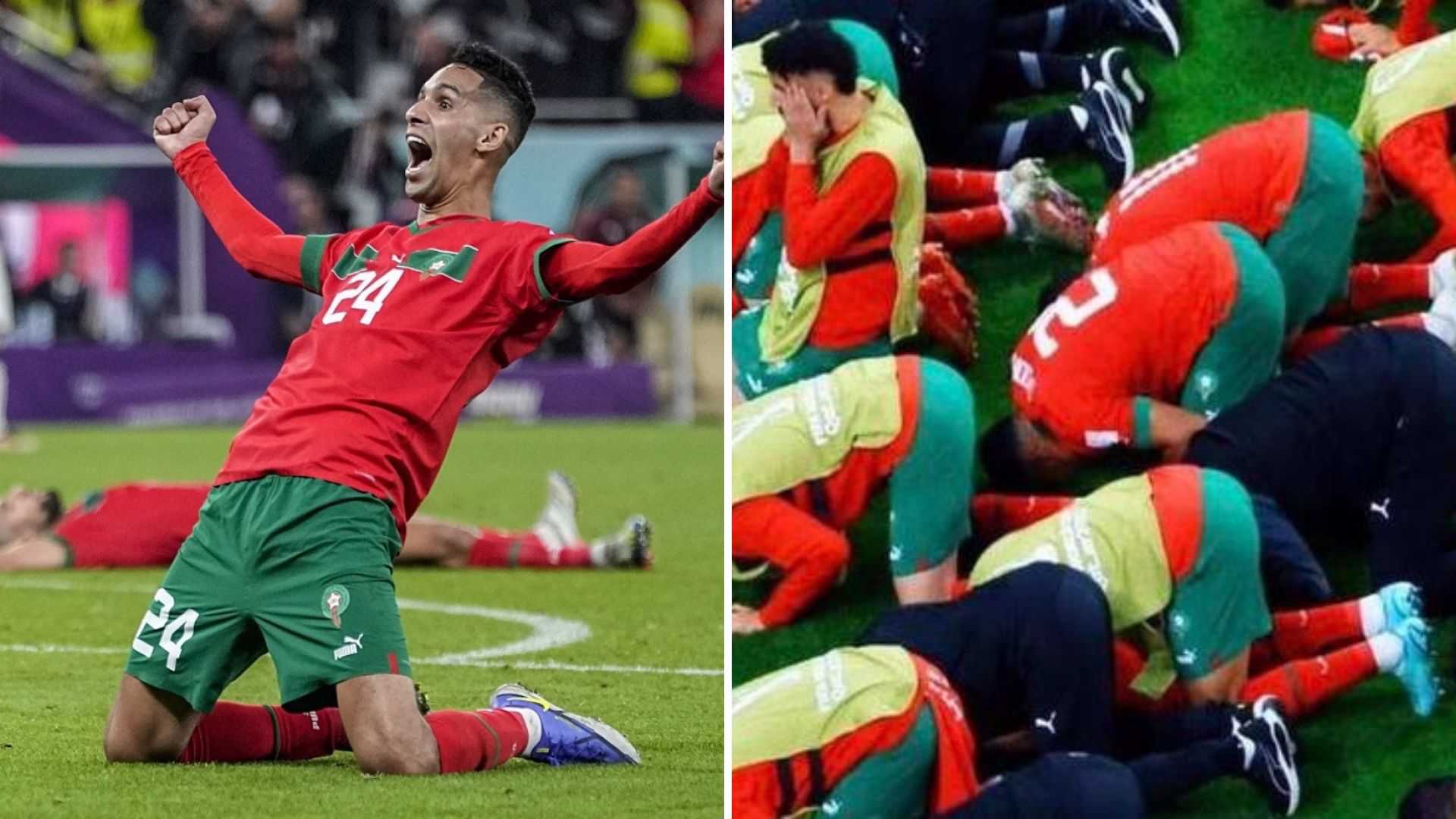 Muslims celebrate Morocco’s victory over Portugal
