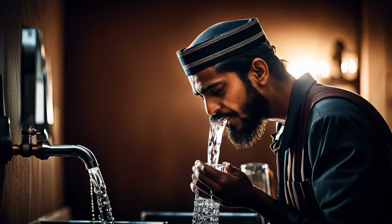 Rinse Mouth Three Times - how to do wudu