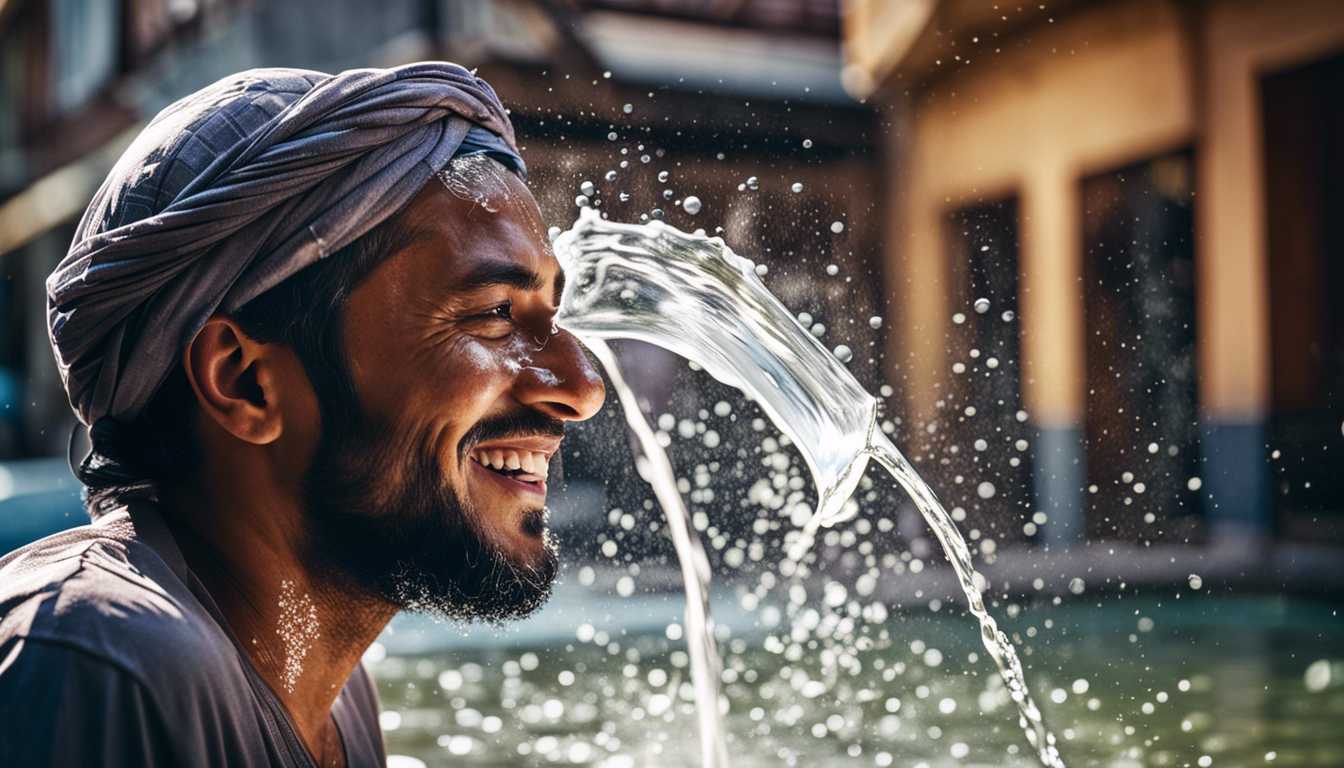 Wash Face Three Times - how to do wudu