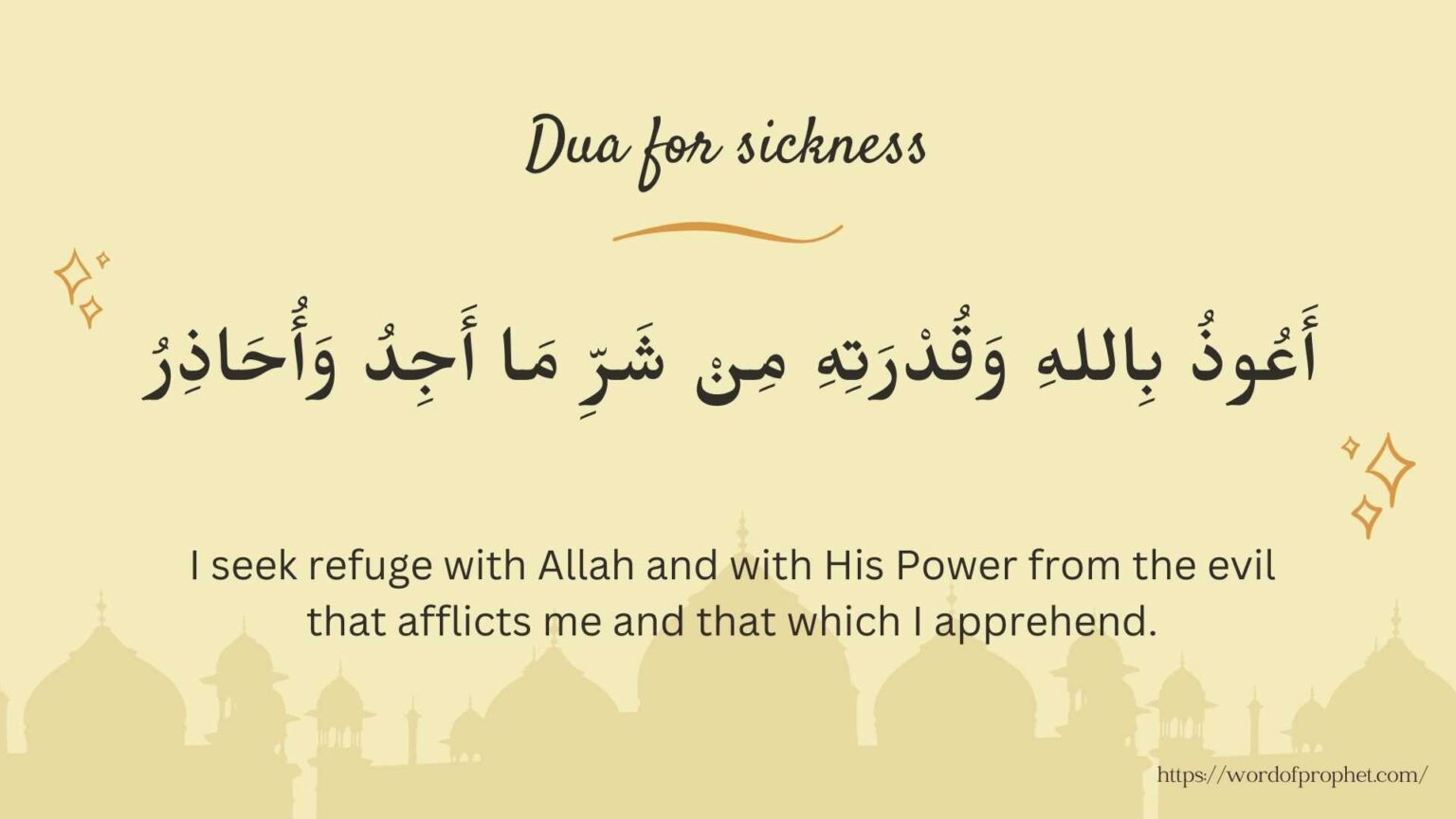 Dua for Healing (Shifa) in Islam Word of Prophet
