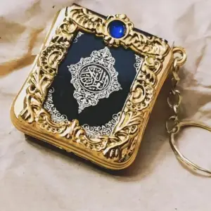 Mini Quran Book Keychain